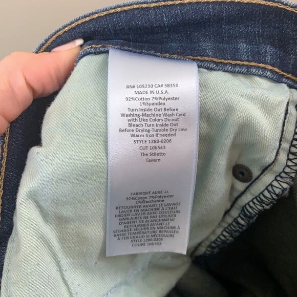 Current/Elliot Skinny Medium Wash Jeans - Picture 3 of 4